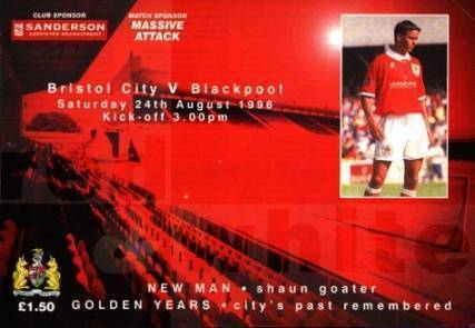 Bristol City v Blackpool, 24th August 1996